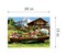 Needlepoint canvas for halfstitch without yarn Canvas The Chalet Enclosure SE929.602 Seg De Paris Printed Tapestry Canvas